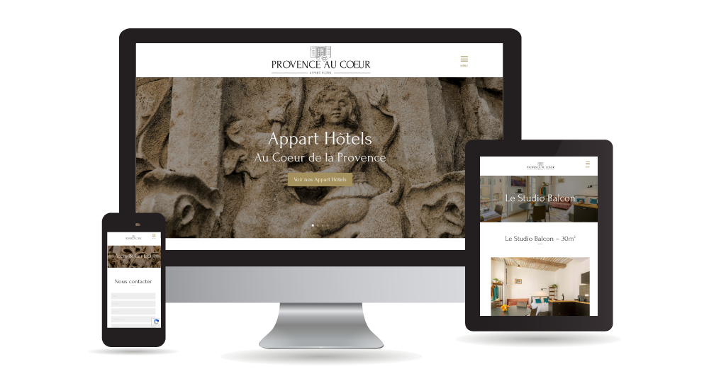 Provence Au Coeur Appart’Hotels – Site sur-mesure