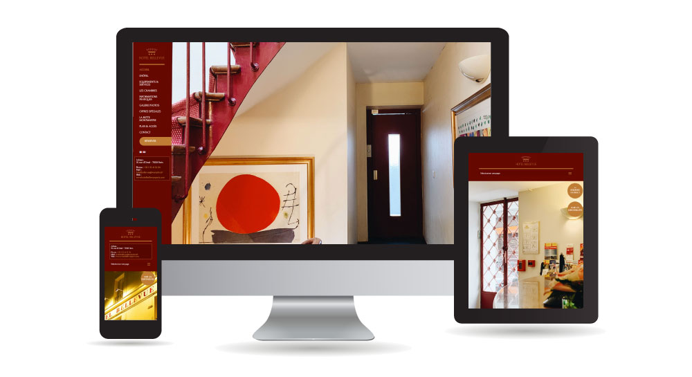 Hôtel Bellevue Montmartre – Site Internet OnePage