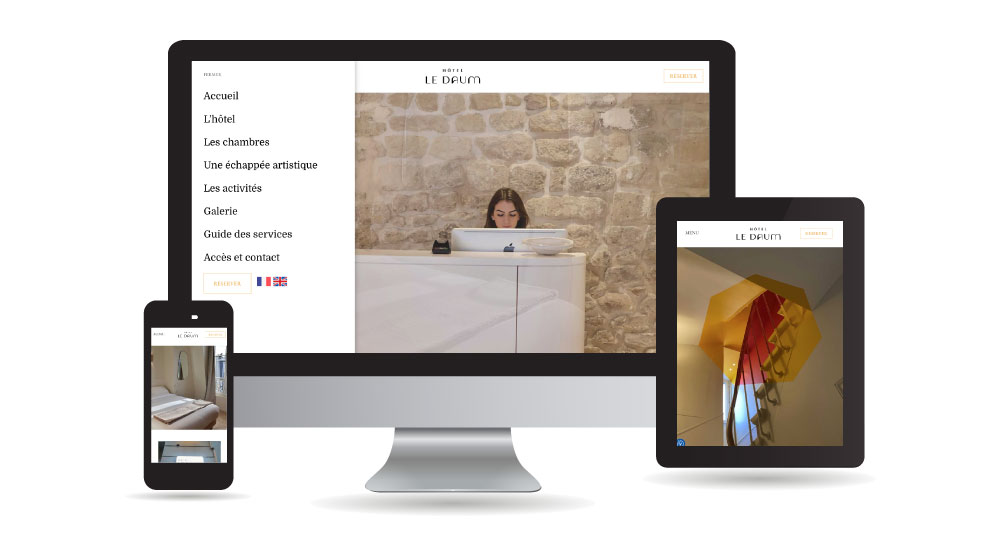 Hotel Le Daum – Site thème graphique